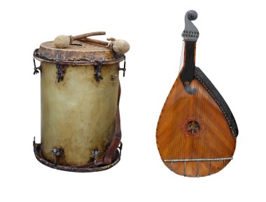 savaş davul ve bandoura cobza