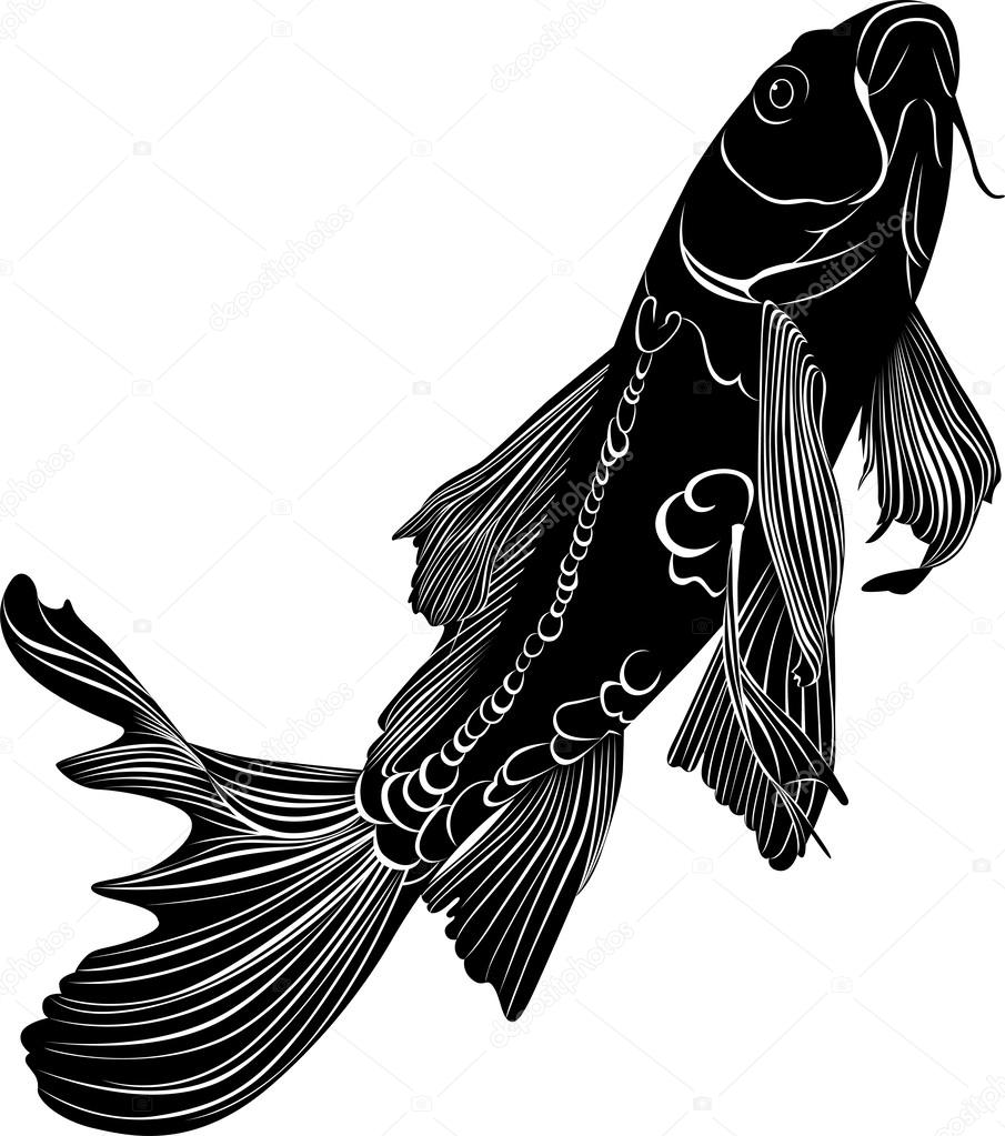 Download Koi fish — Stock Vector © weter777 #37388549