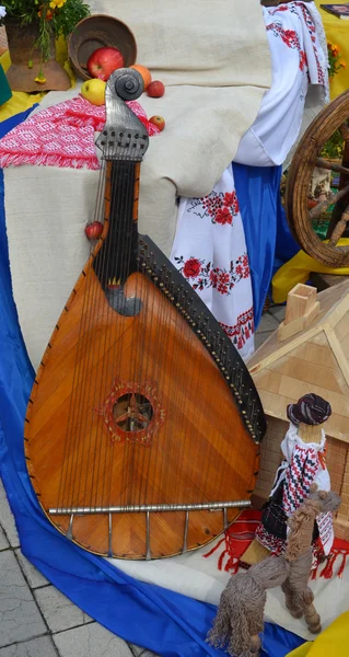 Müzik aleti bandoura cobza — Stok fotoğraf