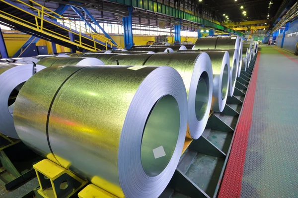 Rolls of steel sheet — Stock Photo, Image