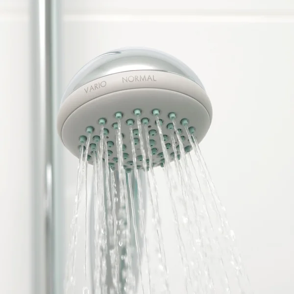 Dusch med rinnande vatten — Stockfoto