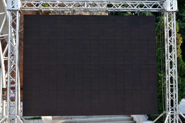 Een groot led scherm buiten — Stockfoto