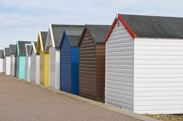 Strand hutten — Stockfoto