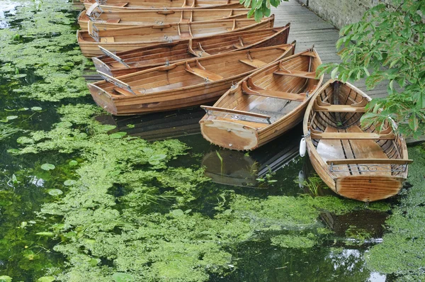 Boats on the river — Stock Photo, Image