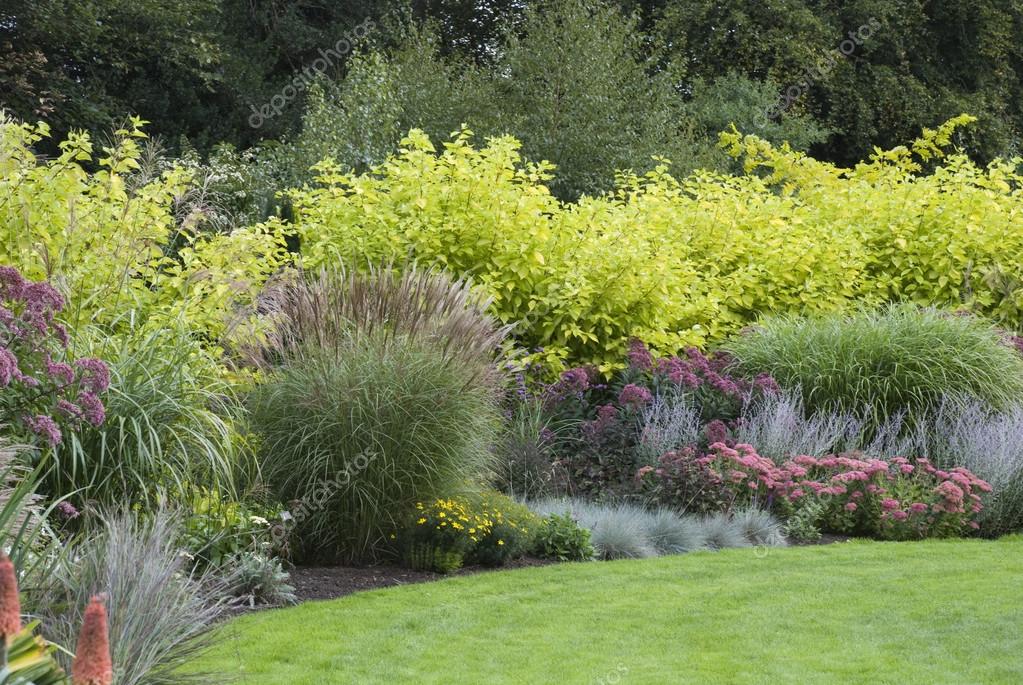 Inglese giardino fiorito — foto stock © damnura #13527762 Prato fiorito in inglese