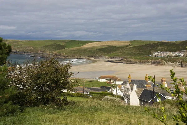 Polzeath – cornwall, Wielka Brytania — Zdjęcie stockowe