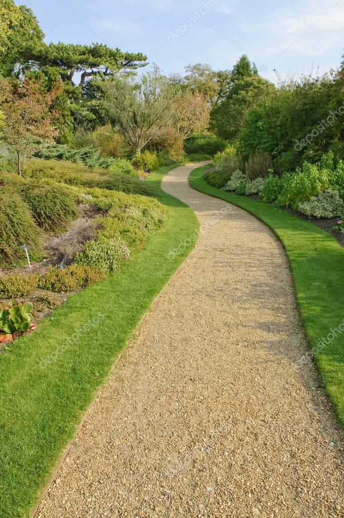 Gravel path in English park — Stock Photo © damnura 24383483