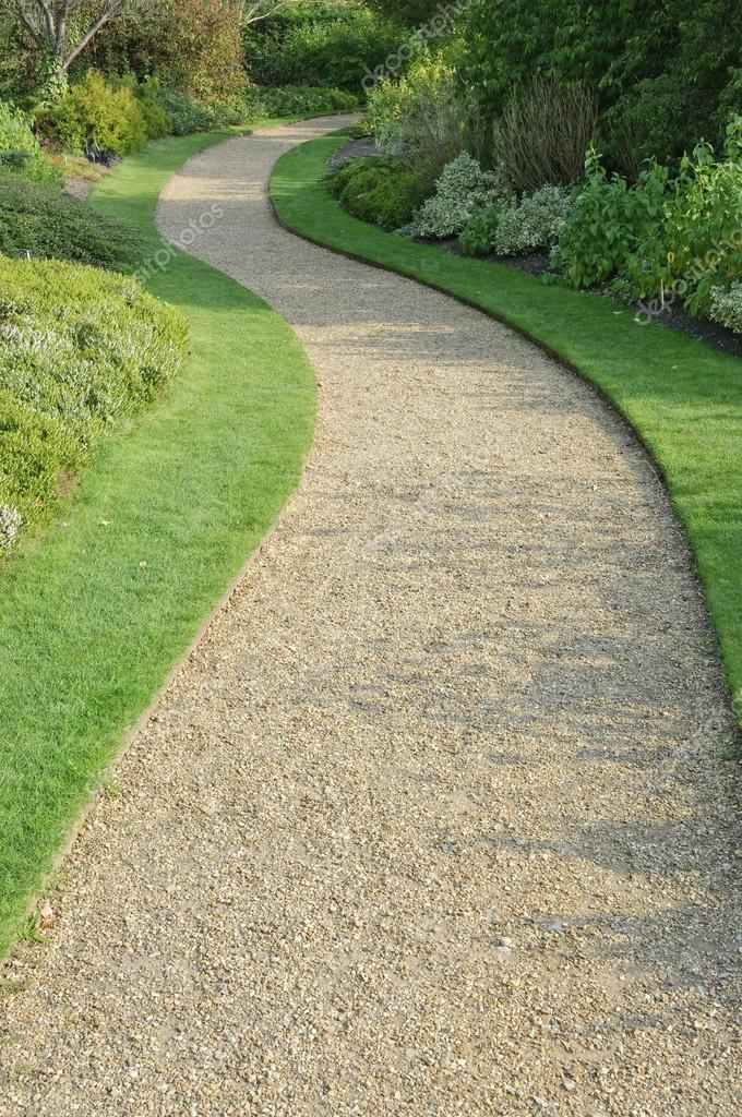 kies weg im garten, englischer garten kiesweg — stockfoto © damnura #24383509, Design ideen