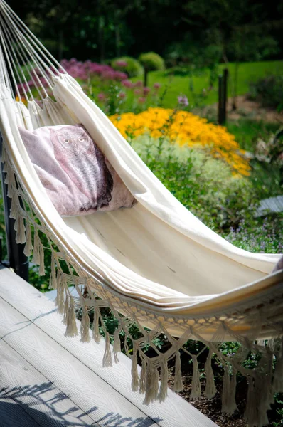 Garden Relaxation Terrace — Stok fotoğraf
