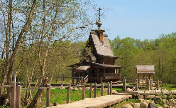 Holy spring of St Sergius of Radonezh — Stock Photo, Image
