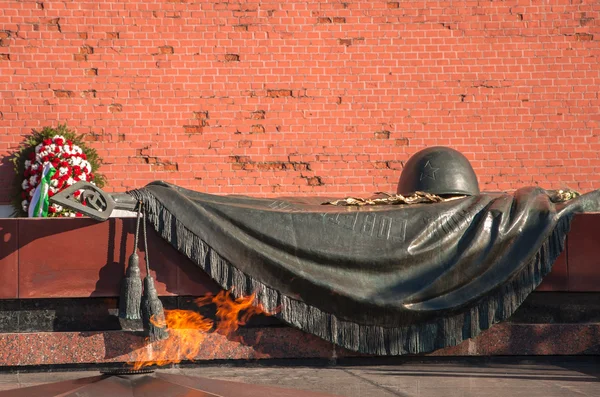 Moskova bilinmeyen Askerllerin Anıtı — Stok fotoğraf