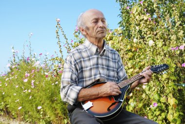 Komuta sizde oynayan mandolin