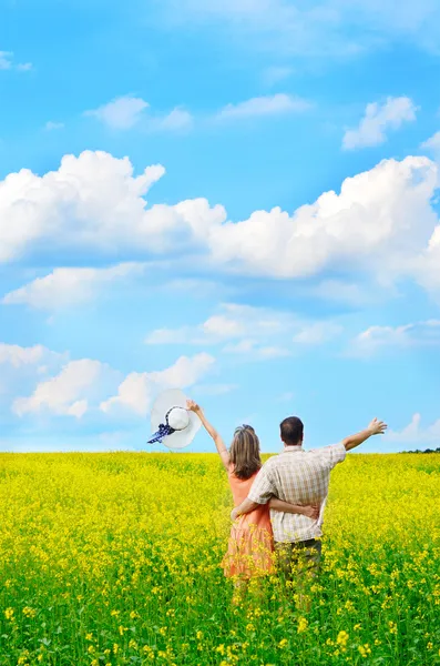 Arkadan Görünüm sevdalı Çift