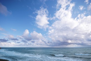 Sahilde güzel bir manzara