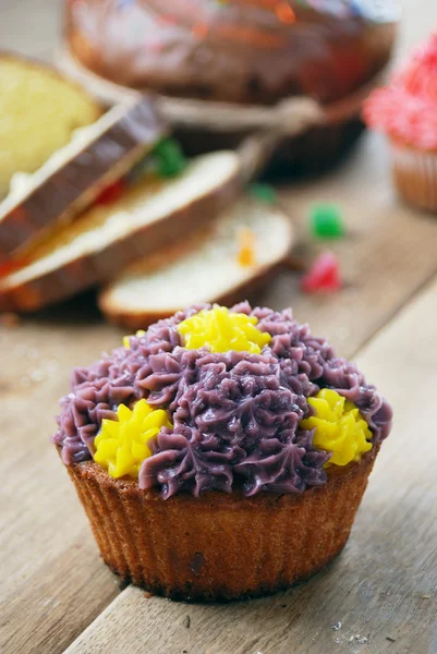 Sweet easter christmas birthday cakes — Stock Photo, Image