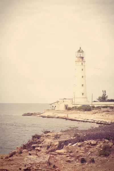 Bela vista sobre o farol — Fotografia de Stock