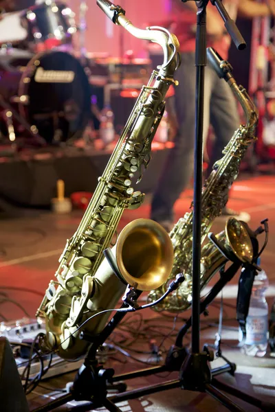 Saxofon Stockfoto