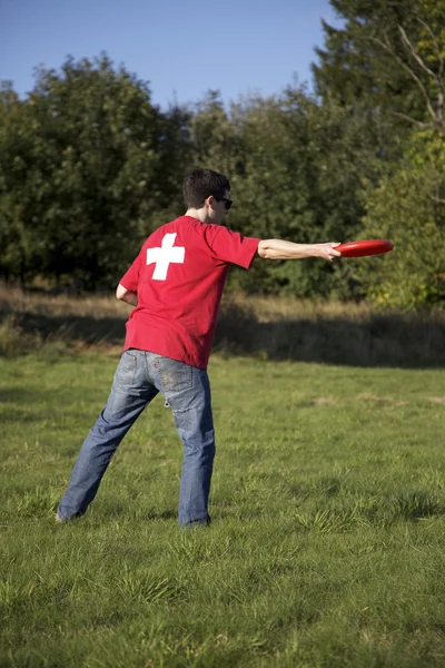Frisbee Player — Stock Photo, Image