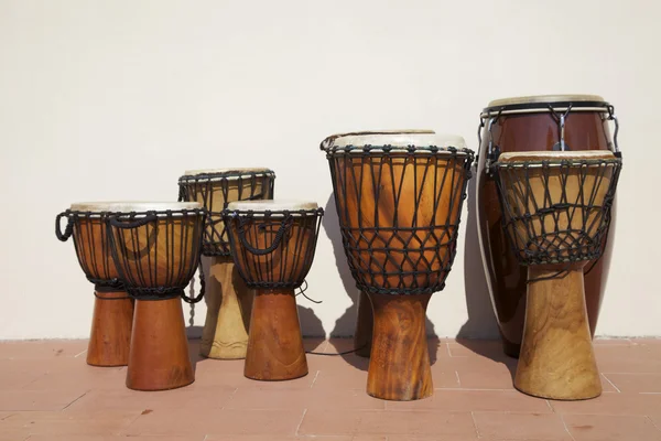 Tambores africanos — Fotografia de Stock