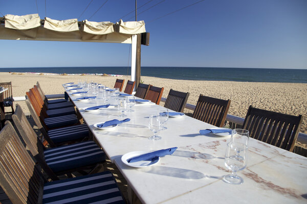 Restaurant at the beach