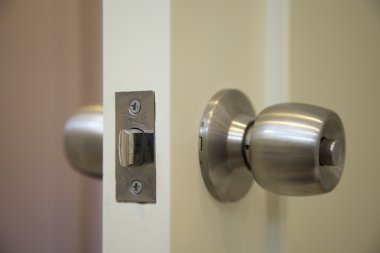 Door closer and Door lock clipart