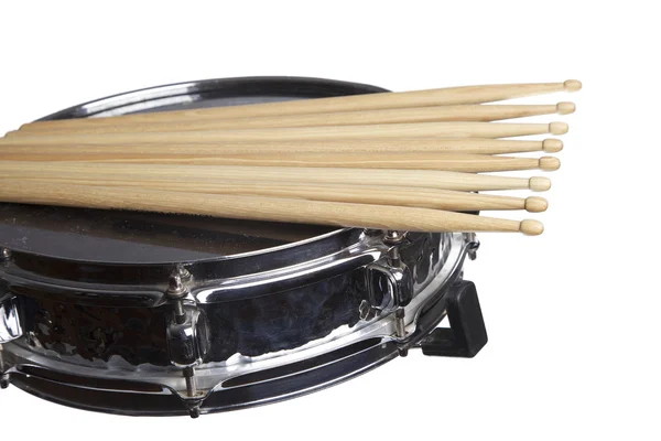 Trommel met drumsticks — Stockfoto