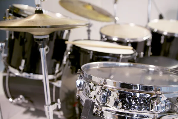 Drums in een band — Stockfoto