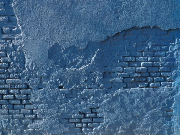 Blue bricks wall