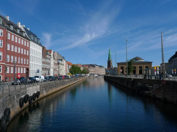 Kanál v Kodani — Stock fotografie