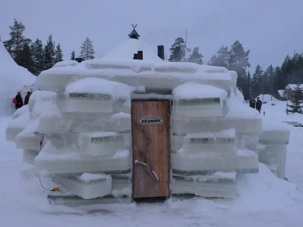 Sauna de hielo finlandés Imagen De Stock