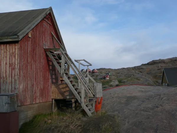 Grönländska bakgård — Stockfoto