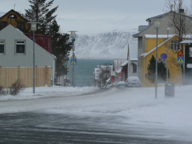 Kışın reykjavik