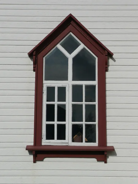 Ventana de la iglesia husavik — Foto de Stock