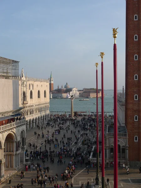 Praça San Marco da torre do relógio — Fotografia de Stock