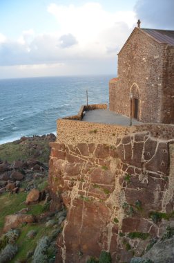 Castelsardo, kıyı görünümü