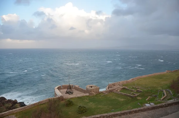 Pobřežní pohled castelsardo — Stock fotografie