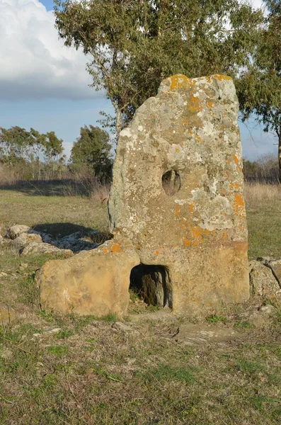Su cuaddu ' e Nixias prehistorical 무덤 스톡 사진