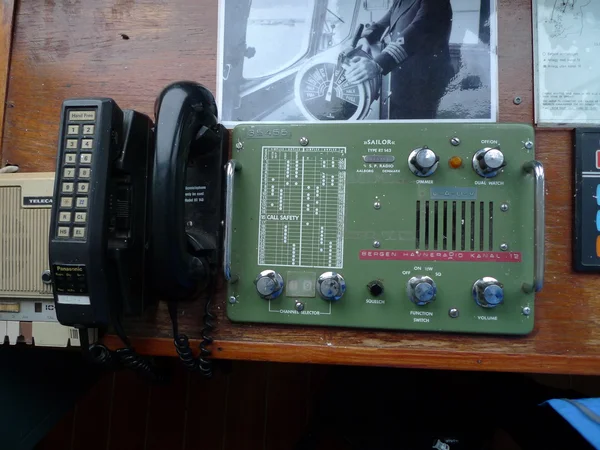 Vintage πλοίο τηλέφωνο — Φωτογραφία Αρχείου