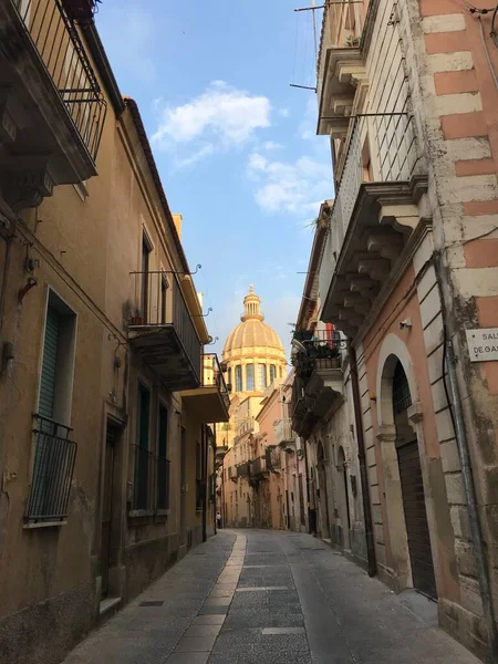 Pohled Ragusu Ibla Sicílie Itálie — Stock fotografie