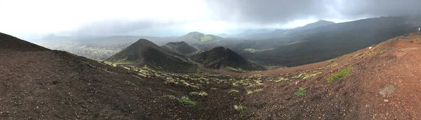 Paisagem Vulcão Etna Sicília Itália — Fotografia de Stock