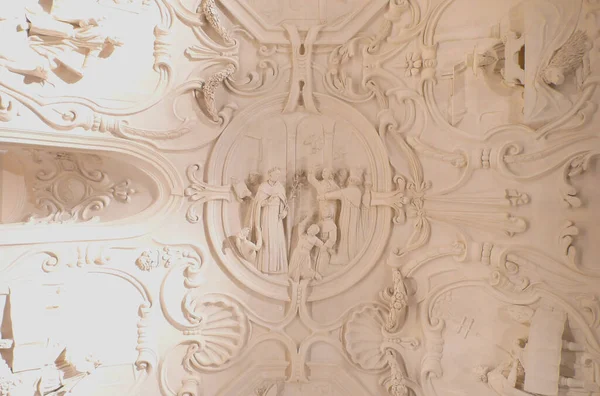 Decorated Ceiling Park Abbey Leuven Belgium — Stock Photo, Image