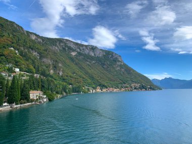 Lake Como, İtalya görünümünü