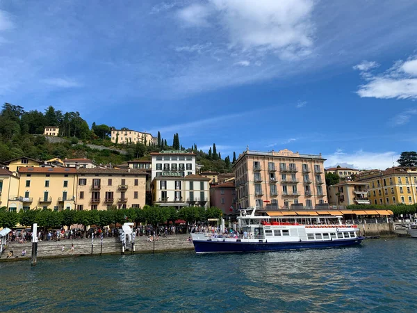 Pohled Jezero Como Itálie — Stock fotografie