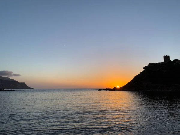 Porticciolo Beach Alghero Italia — Foto de Stock