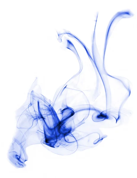 Mavi renkli duman, beyaz arkası var.