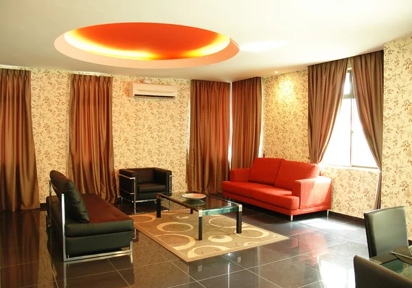 Novo conceito moderno sala de estar design de interiores Fotos De Bancos De Imagens Sem Royalties