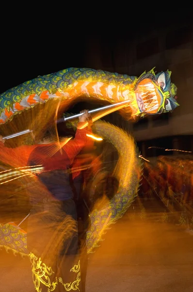 Hareket Bulanıklığı geleneksel ejderha dansı