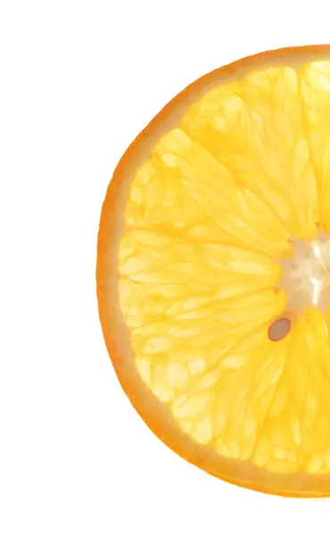 ince dilimlenmiş portakal