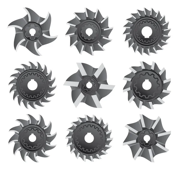 Freze bıçakları, metal için