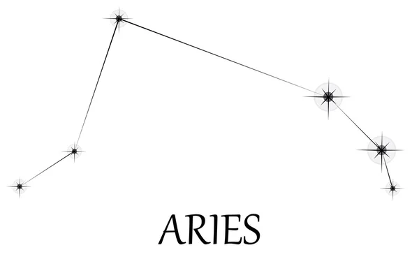 Aries zodiac tecken. — Stock vektor